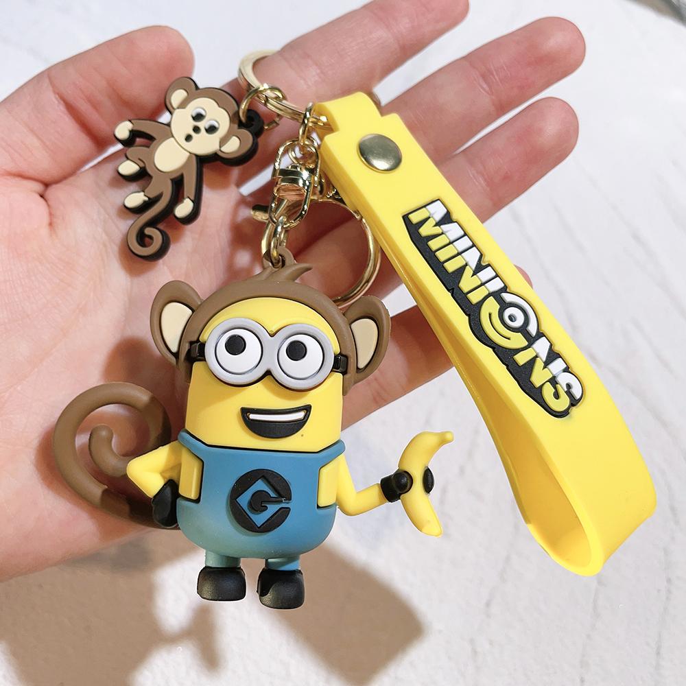 Kawai Zodiac Series Minions Figurines Toys Keychain 3D Despicable Minions Action Figures Classic Toys Xmas Gifts for Children