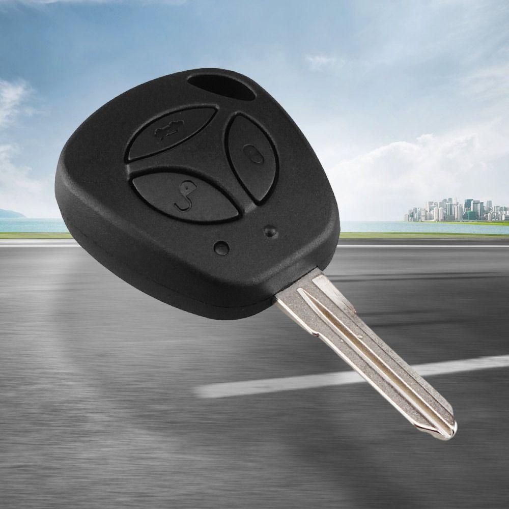 ABS Корпус ключа-пульта дистанционного управления Ненарезанный пустой ключ Чехол для ключа автомобиля Брелок Корпус ключа автомобиля для Lada Priora Kalina Ключ от автомобиля