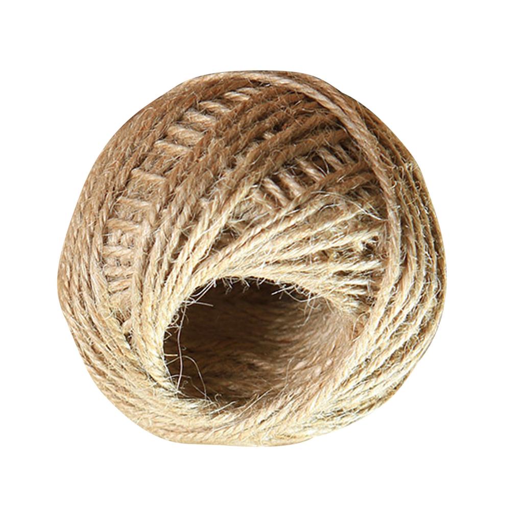 Jute String Rope Multifunctional Vintage Plant Fibre Twine String for Handcraft