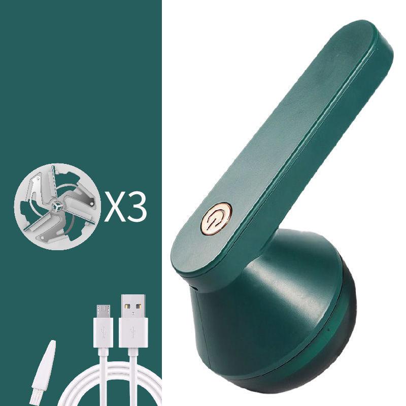 Electric Lint Remover USB Rechargeable Sofa Shaver Sweater Hairball Trimmer Household Epilator  with 4 Blades