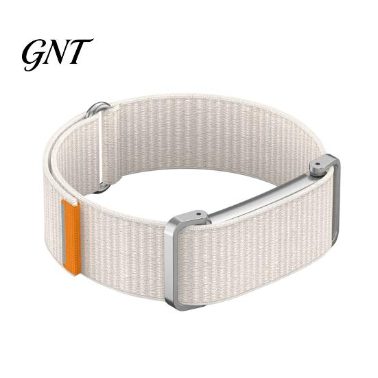Flexible Nylon Weave Strap for Fitness Band Fitbit Air, Breathable Woven Sport Strap, Adjustable Replacement Comfortable Sleep Daily Use Wristband Men