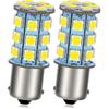 Ruiandsion 2 шт. 1156 BA15S Светодиодные лампы Super Bright 5050 Чипы 27SMD DC 6V Светодиодная лампа для заднего хода, указателя поворота, Белый