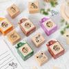 Wooden Cute Kitten Journal Stamps for DIY Decoration