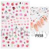 Nail Art Stickers, Romantic Valentine'S Day Love Cartoon Panda Love Adhesive Nail Stickers