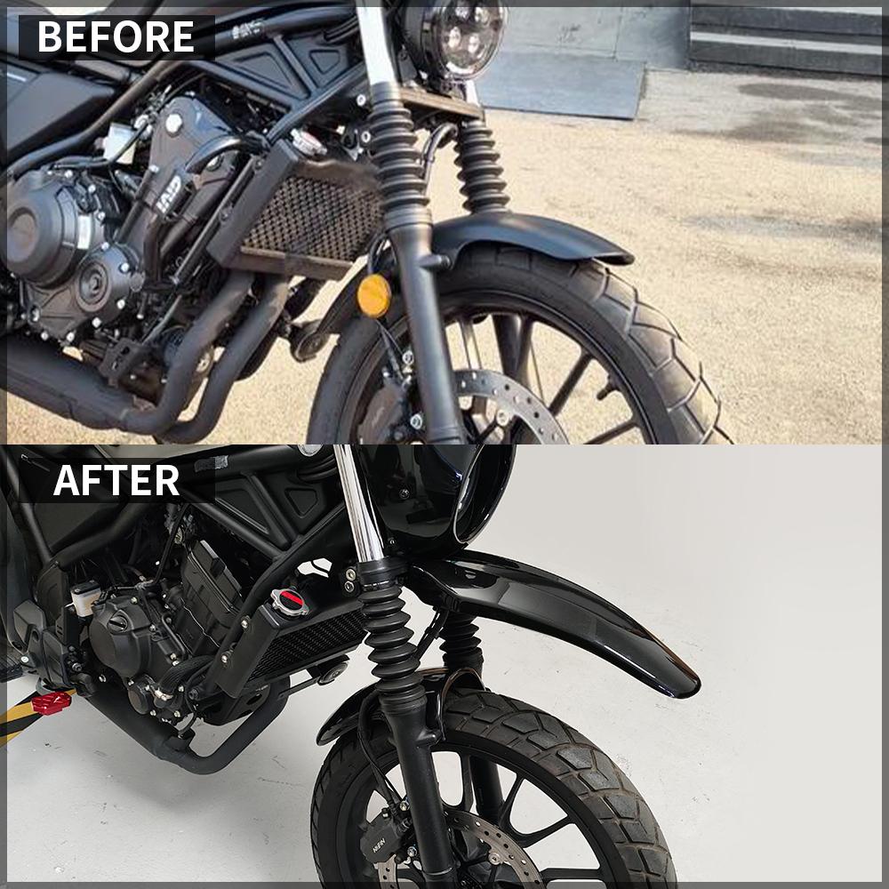 Fit For Honda CL 250 300 500 2021-2026 Accessories High Front Wheel Hugger Fender Mudguard Mud Splash Guard Fairing CL500 CL300