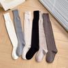 Детские гольфы Осень и Зима Утепленные Высокие Шерстяные Теплые Гольфы Однотонные Универсальные Высокая Талия Нескользящие Чулки