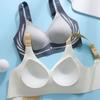 Lady Bra Seamless Thin Push-up 3D Full Cup Wide Shoulder Strap Anti-Sagging