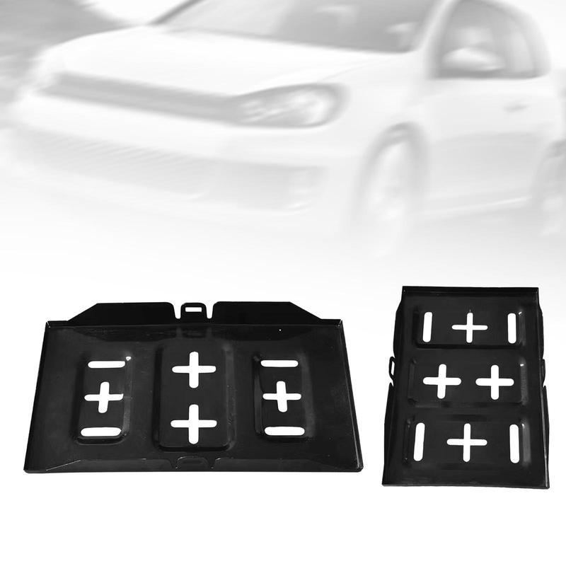 Car Battery Holder Battery Fixing Holder Battery Tray Bracket Battery Installation Tray for SUV Truck RV Cars Engine Repair