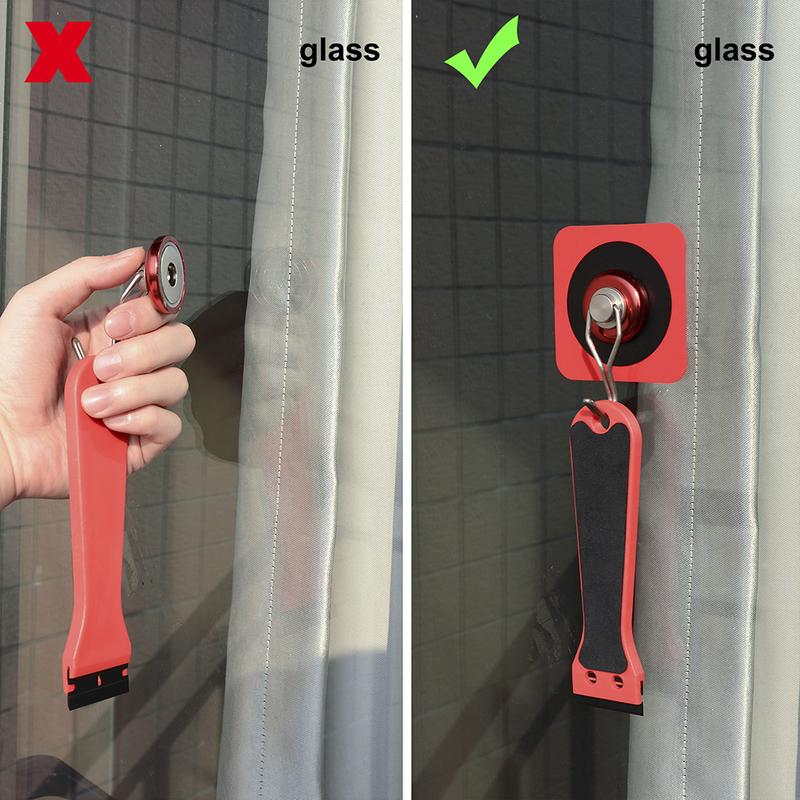 FOSHIO 4/8pcs Anti-Slip Adsorptive Patches For Magnet Gripper Window Glass Film Holding Pad Fixing Tool Car Tinting Accessories