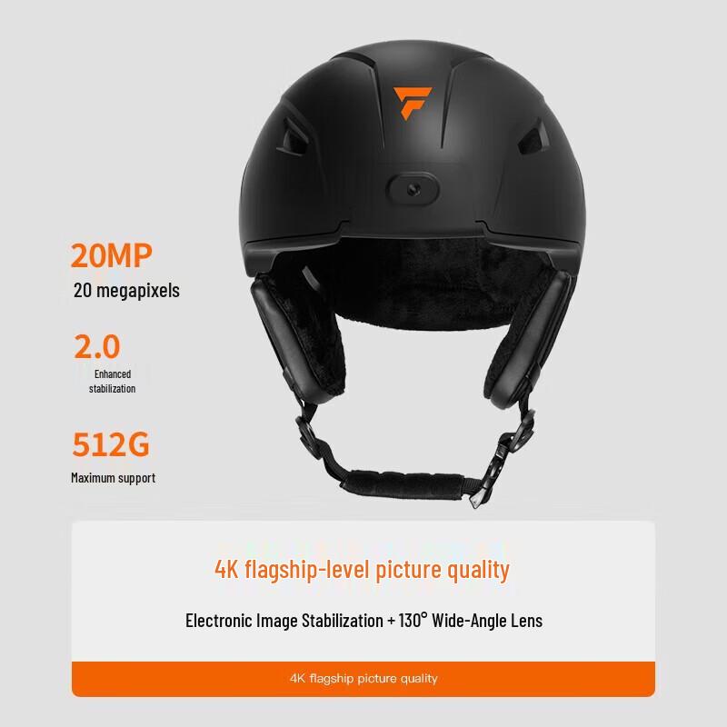 Умный горнолыжный шлем FOXWEAR со встроенной камерой и Bluetooth (Китайская версия)