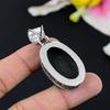 Abalone Shell Gemstone Handmade 925 Sterling Silver Jewelry Pendant 2.48" KG-121