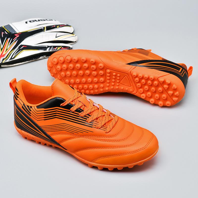 Медленный шок нескользящие детские взрослые футбольные бутсы сокол мальчики студенческие тренировочные длинные шипы убийца сломанные шипы студенческая цена
