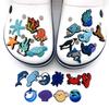 Брелоки для Crocs Серия «Океан»: ПВХ Мягкие Резиновые Пряжки для Обуви, Цветы для Обуви Своими Руками, Садовые Аксессуары для Обуви, Креативные Украшения.