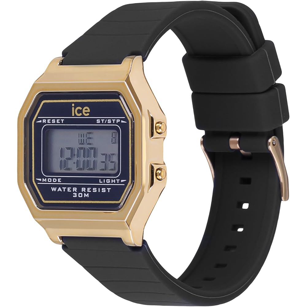 Ice Watch ICE Digit Ретро Цифровые Часы Черный Золотой Маленькие Женские