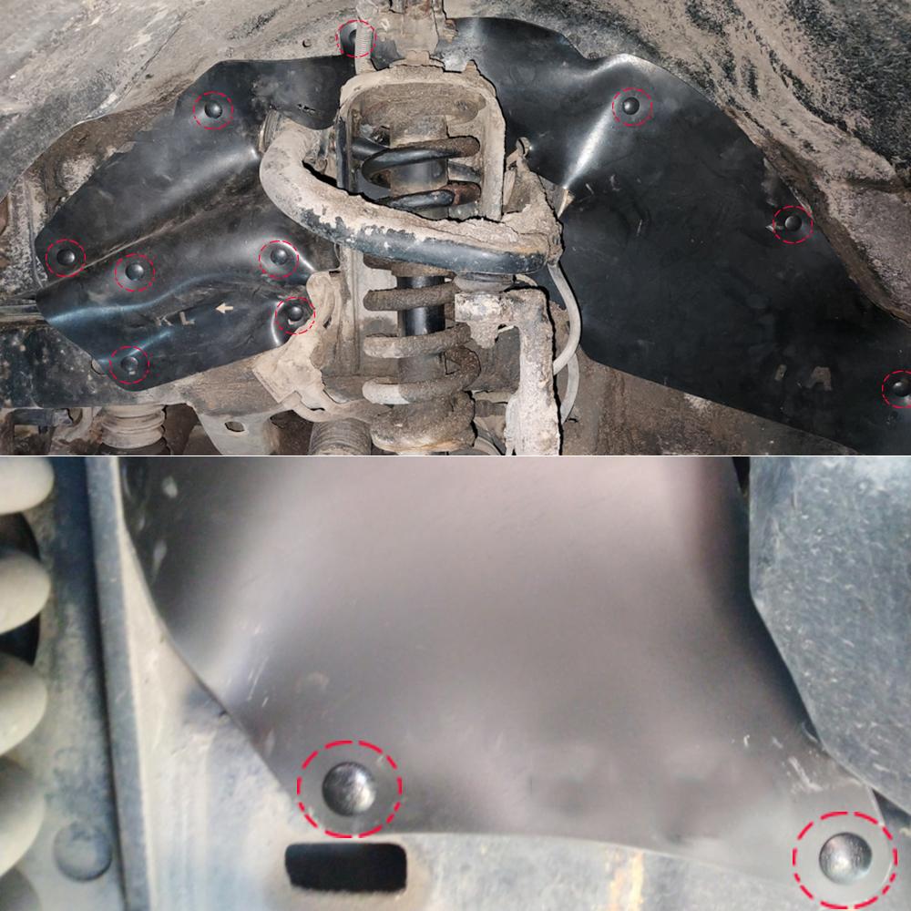 20 шт., брызговики, щитки, винты, фиксаторы фартука, заклепки для Toyota RAV4 XA20 XA10 1991-2003 2004 2005 9046710107