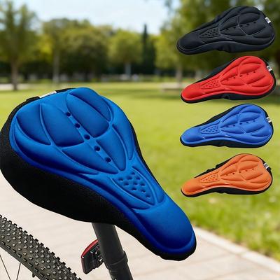 Мягкое 3D Велосипедное Седло Крышка Сиденья для Горного Велосипеда MTB с Утолщенной Подушкой из Губки Наружная Дышащая Подушка Велосипедный Аксессуар