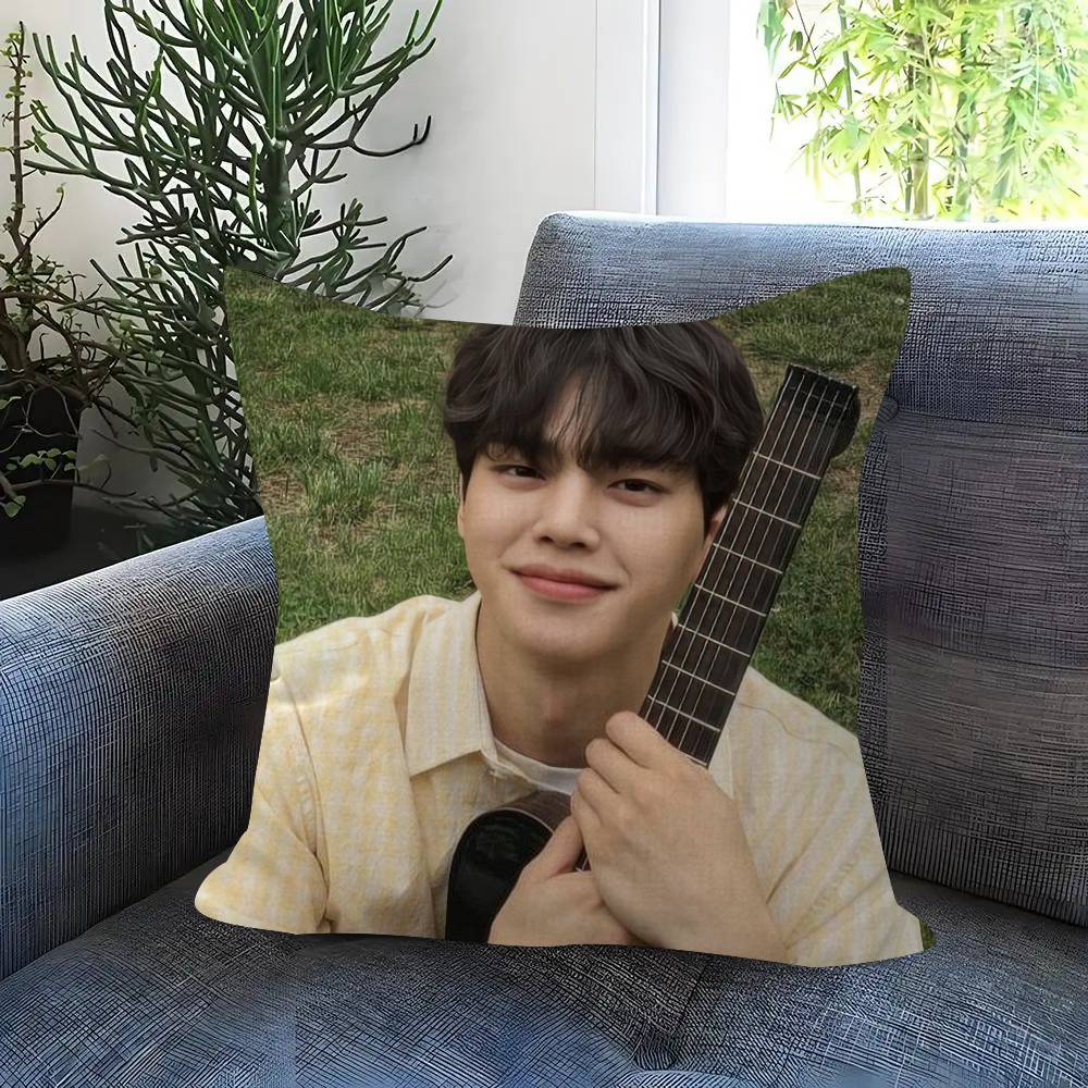 Kpop Actor Hot SSong Kang Pillow Gift Home Office Decoration Bedroom Sofa Car Cushion Cover case 45x45