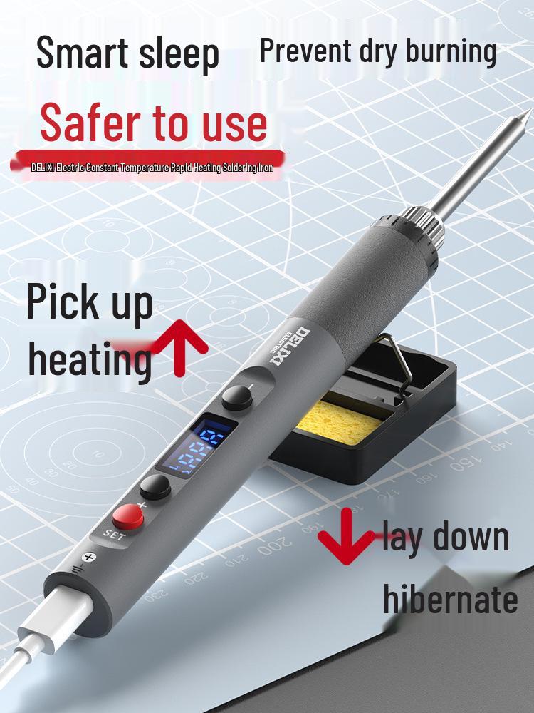 Беспроводной USB-паяльник Delixi Electric - Компактный бытовой инструмент для пайки и сварки