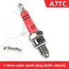 Трехэлектродные свечи зажигания для скутеров, модели мотоциклов A7TC/D8TC мощностью 125 и 150 л.с., универсальные свечи зажигания 100 куб. см
