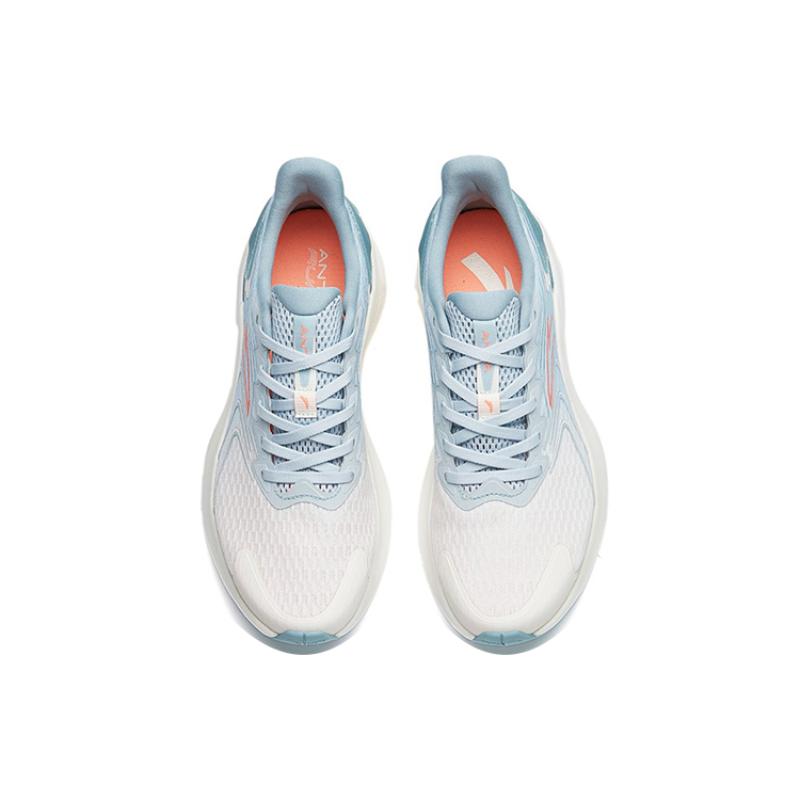 Anta Кроссовки для бега Antelope Run 2 с амортизацией, противоскользящие и износостойкие, низкие, женские, бело-сине-бирюзовые, 122225585-6