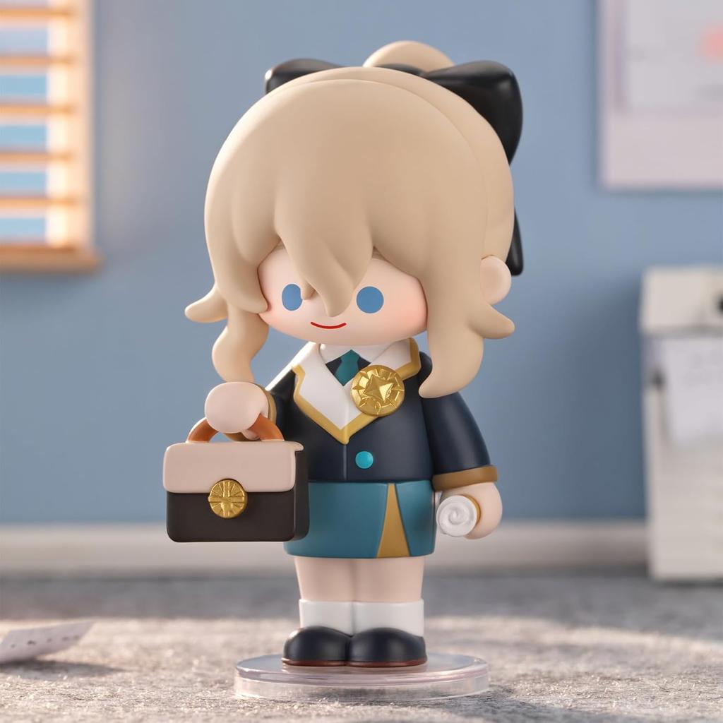 POP MART Фигурки Чиби Серии «Мечты о переодевании» по мотивам Genshin Impact, Фигурки-сюрпризы Genshin Impact, Подарки на день рождения, Одна коробка