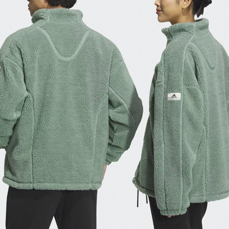 adidas Куртки для отдыха Унисекс Пыльно-зеленый Стойка Умеренные Другие IQ1368
