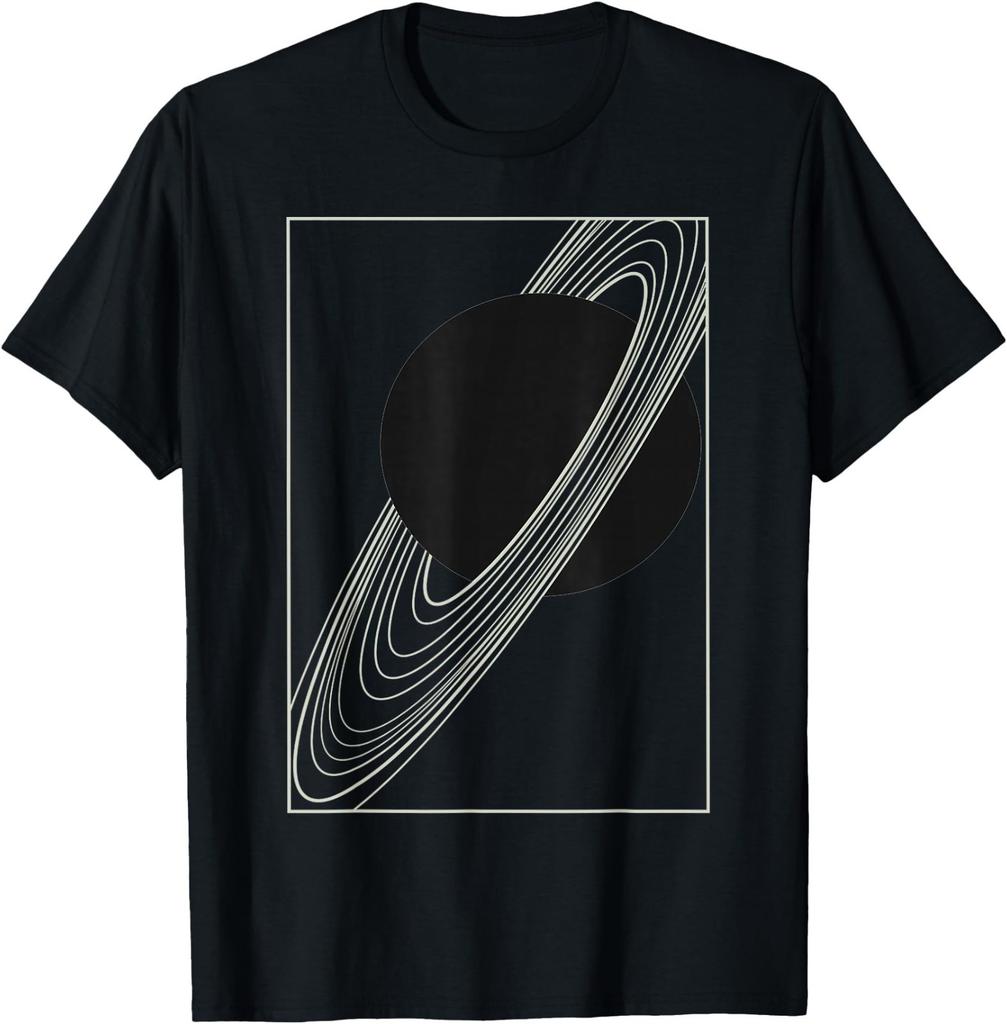 Saturn's Rings Astronomy Print T-Shirt