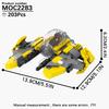 MOOXI Самый полный набор строительных блоков для взрослых «Звездные войны A V X Y Истребитель» научно-фантастический фильм MOC Кирпичи Набор Модель DIY Диорама Игрушка