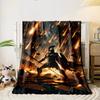 Spartan Warrior Meteor Shower Rug bedroom Blanket for Livingroom Couch lunch break Soft throw for Friend's festival Gift