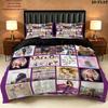 Taylor Pattern Bedding Quilt Set Quilt Cover Pillowcase Home Birthday Gift(1 * duvet cover + 2 * pillowcase, without core)