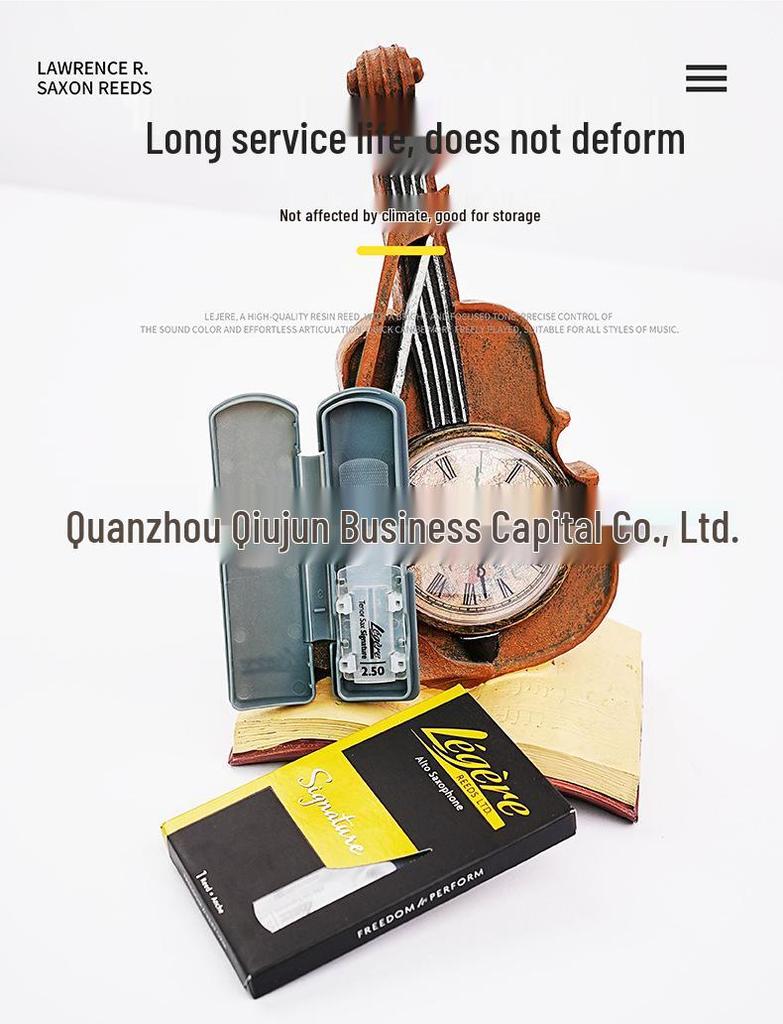 Laojierui Durable Synthetic Resin Saxophone Reed for Alto, Tenor, & Soprano