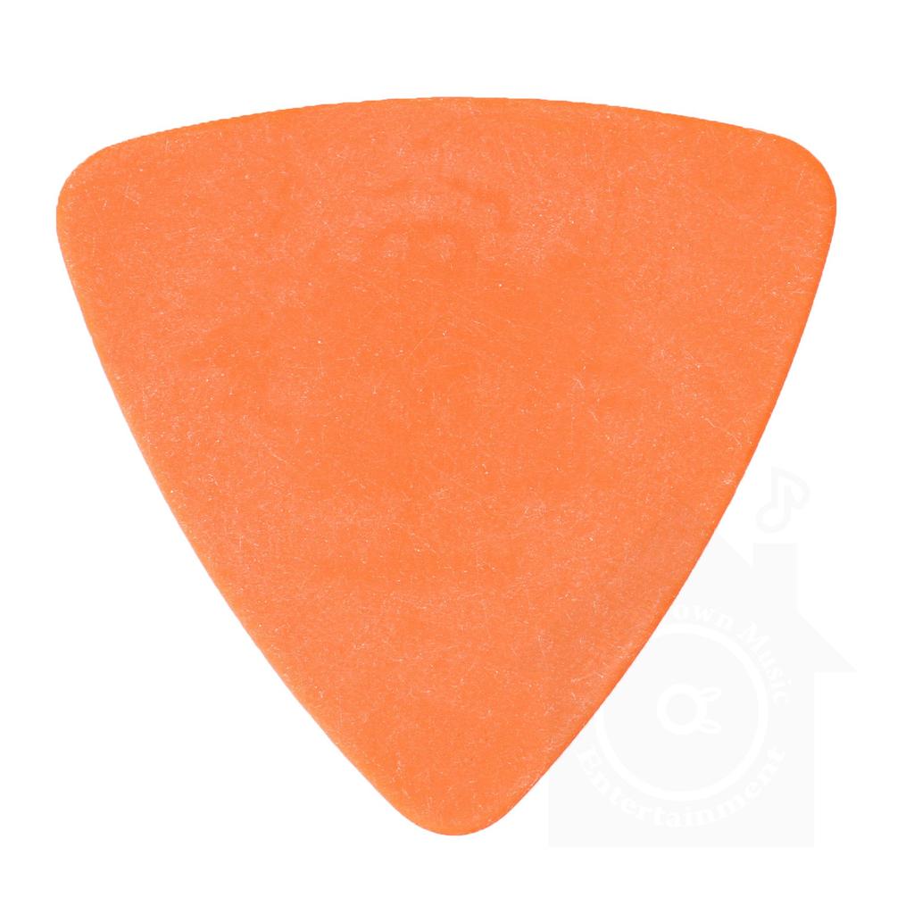 Guitar Picks, Jim Dunlop, Tortex Triangle 0.60mm, 6-Pack with Musent Custom Players Pick | 431B.60-ORG-06P
