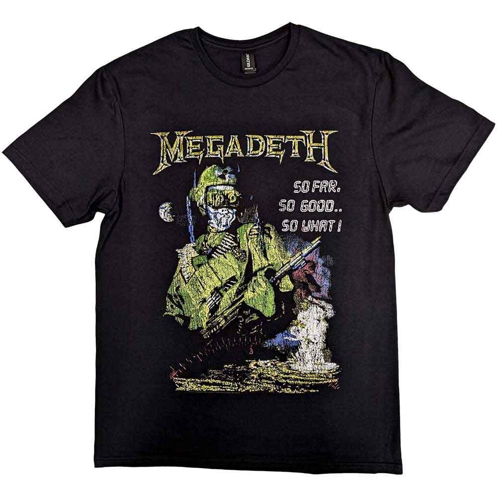 Megadeth SFSGSW Взрыв Винтажная Футболка Черная Новая