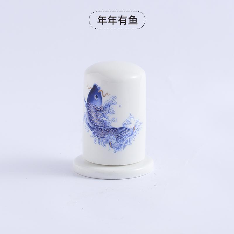 Bone China Toothpick Box Phnom Penh Toothpick Jar Toothpick Holder Chinese Toothpick Dispenser Secret Stash Tooth Pick Holder