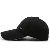 Hat Spring and Autumn Men's Cotton Polyester Good Canvas Sandwich Baseball Cap Extended Brim Iron Label Fishing Cap Shade Cap