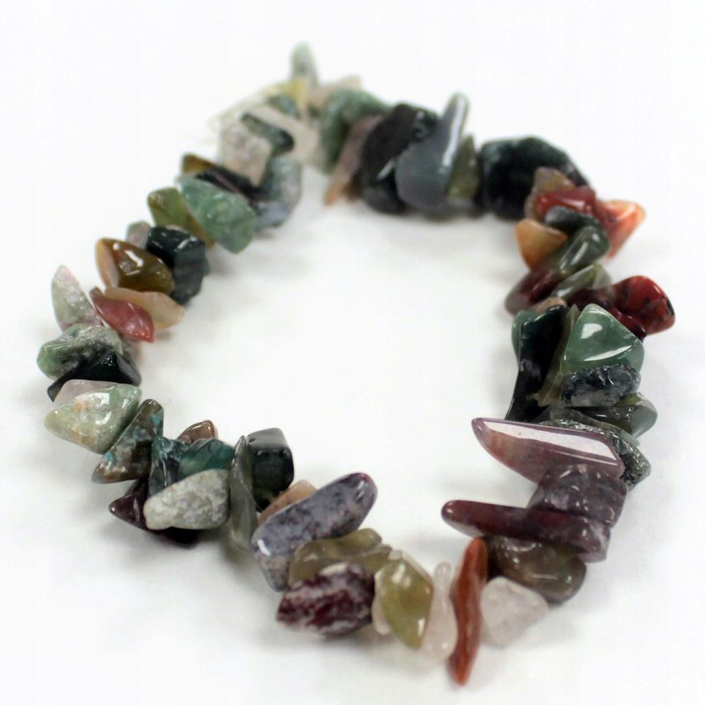 Bracelet with Natural Stones - Indian Agate