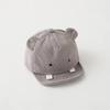 Cute Animal Baby Baseball Hat Solid Color Kids Sun Hats Cartoon Infant Peaked Cap  Outdoor