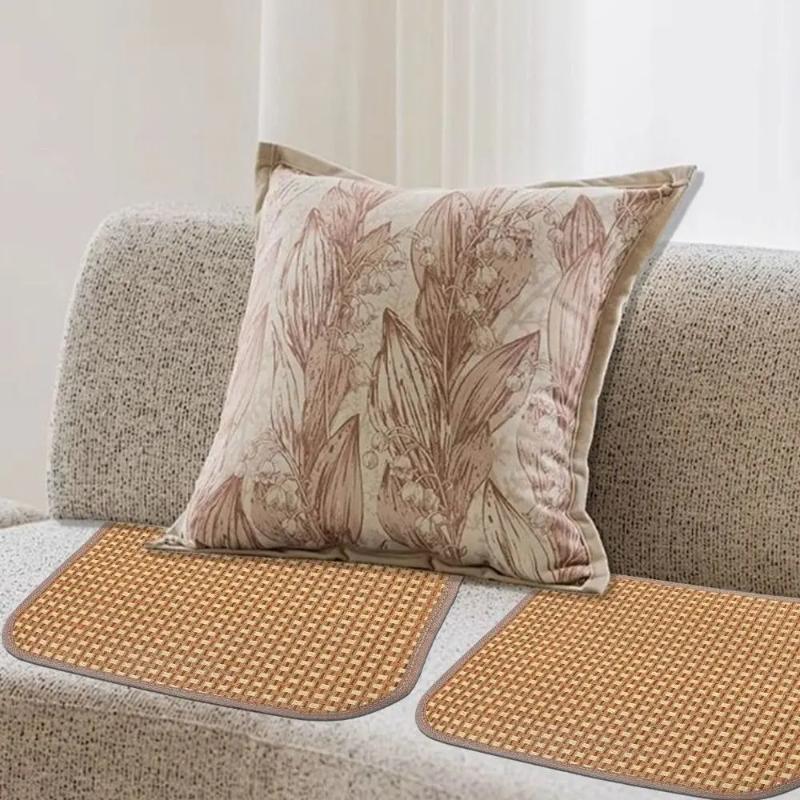 New Breathable Summer Cooling Seat Cushion Thickening Car Seat Cushion Cool Mat Non-Slip Cooling Bamboo Chair Seat Mat