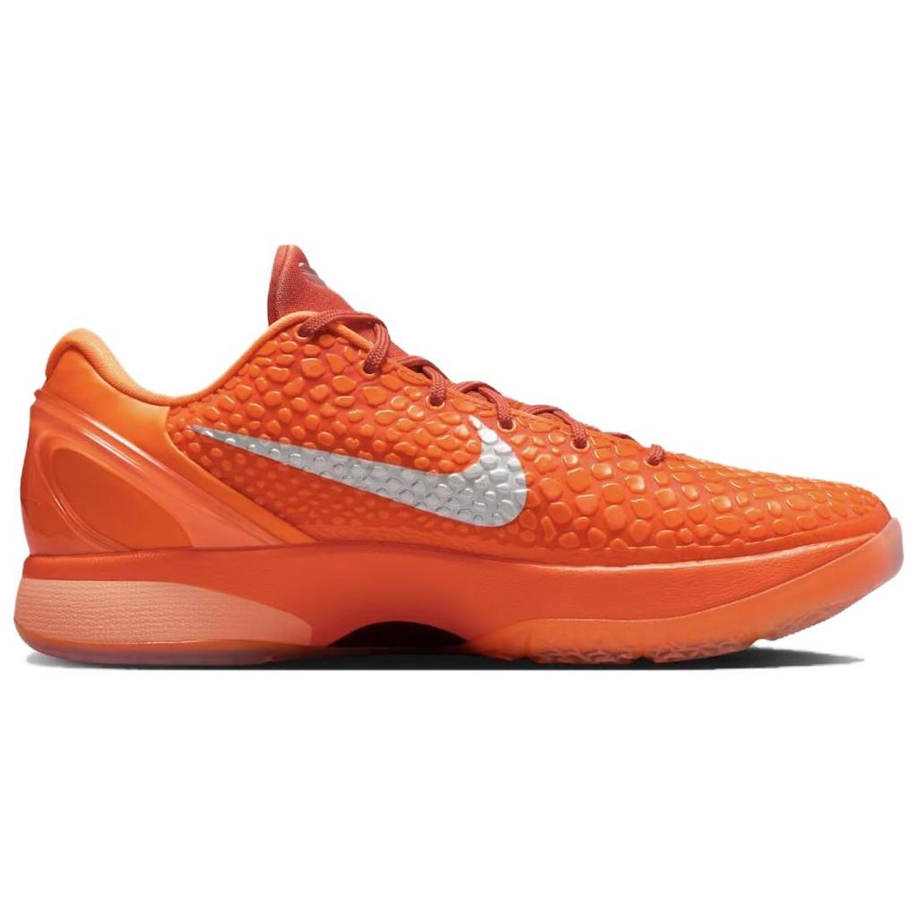 Nike Zoom Kobe 6 Protro Total Orange Unisex Sneakers Metallic-Silver Cosmic-Clay IH1871-800