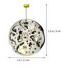 White Movement Watch Movement 3 Pin Design Single Calendar Watch Movement Replacement 3 Hands Automatic Mechanism