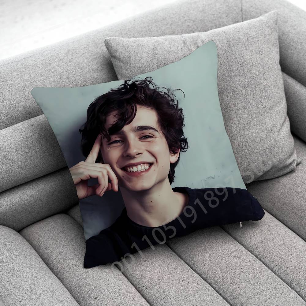 T-Timothee C-Chalamet Throw Pillow Case For 50Cm 30Cm 55Cm 45Cm 40Cm Square Bed Pillowcase Cover