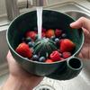 Большая емкость Вращающаяся миска-дуршлаг для мытья и слива ягод, овощей и фруктов