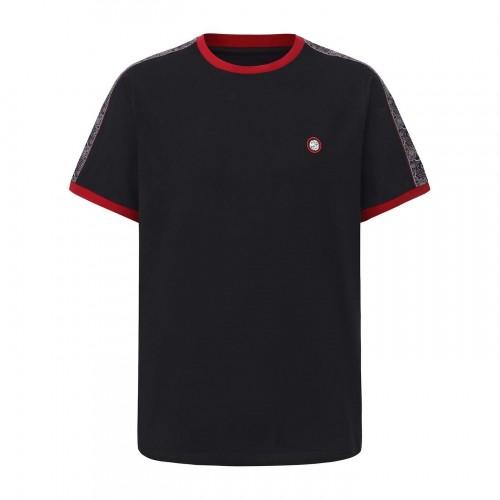 Pretty Green Mens Paisley Logo T-Shirt