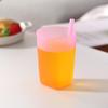 360 мл/380 мл соломенная чашка с гладкими краями, большая емкость, герметичная детская чашка для младенцев, студентов, студентов