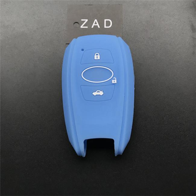 ZAD 3-кнопочный силиконовый чехол-брелок для автомобильного ключа набор для subaru Legacy impreza forester xv trezia BRZ wrx levorg outback