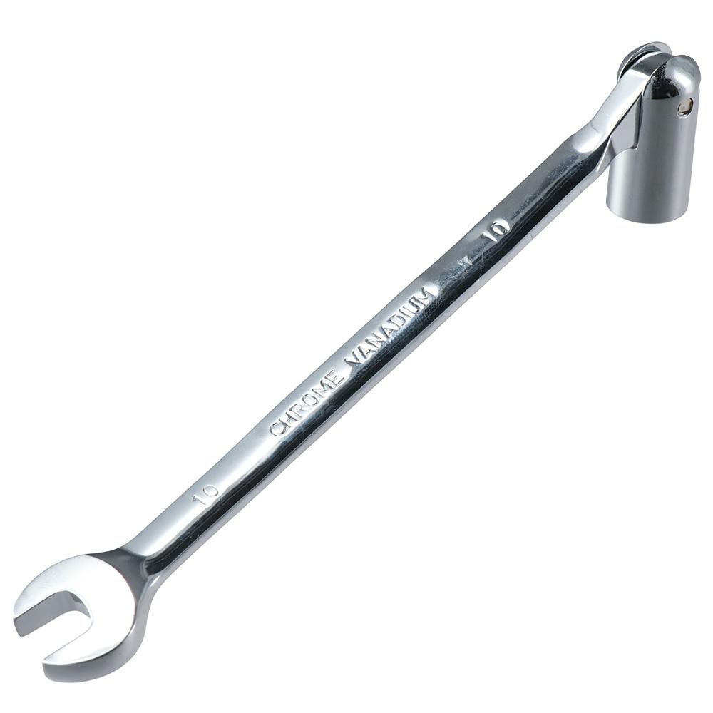 10mm Combination Spanner Metric Swivel Head Socket  for Projects with Tight Space