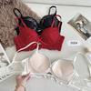 Red natal year underwear women gather small breasts exclusive lace sexy bridal wedding bra