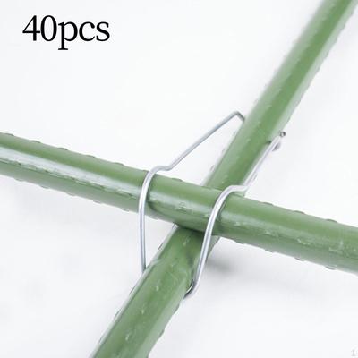 40 шт. соединители для клеток для растений, соединительные пряжки, аксессуары, стальная пряжка, стабильная
