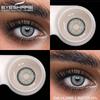 Brown Lenses 1 Pair Colored Contact Lenses for Eyes for Dark Eyes Natural Eye Contacts Fashion Lenses Yearly Blue Lens