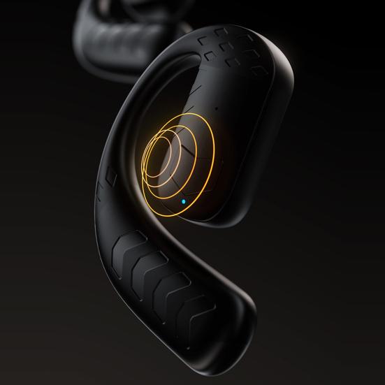 Беспроводные наушники с поддержкой Bluetooth, стереозвук, мощные басы, конструкция с заушным креплением, стабильное соединение, спортивные наушники-вкладыши